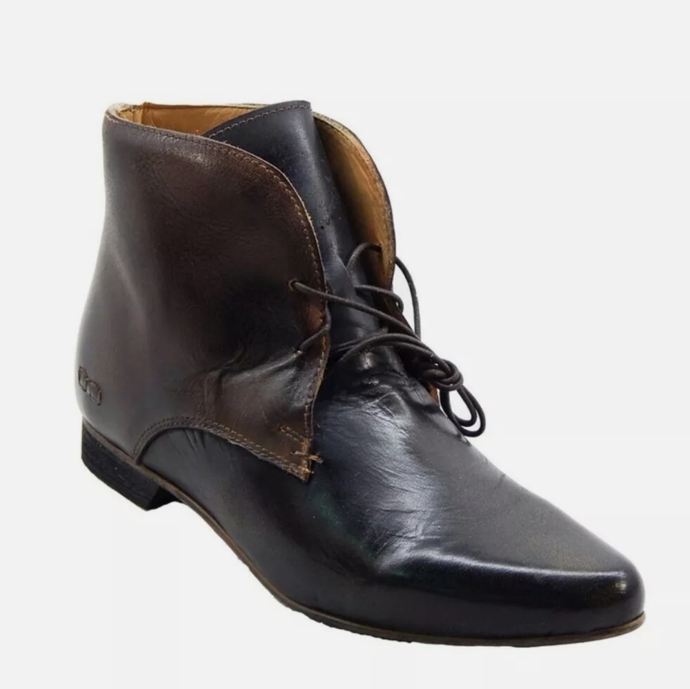 Bed Stu Ankle Booties Lace-Up Size 9